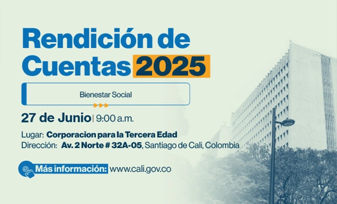 Bienestar Social rendirá cuentas este 27 de junio de 2025