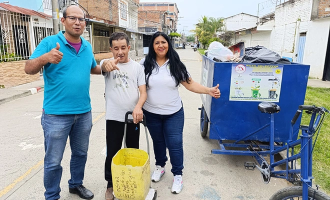 Con el apoyo de CompromeTIO, comunidad del barrio Manuela Beltrán lidera innovadora iniciativa de reciclaje en Cali