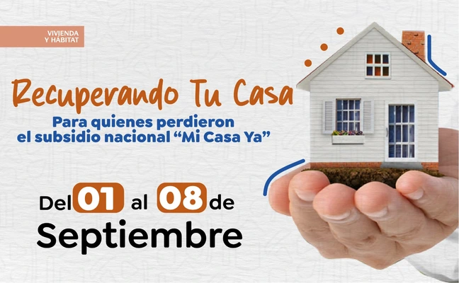 ¡Postúlate al subsidio de vivienda distrital Recuperando Tu Casa!
