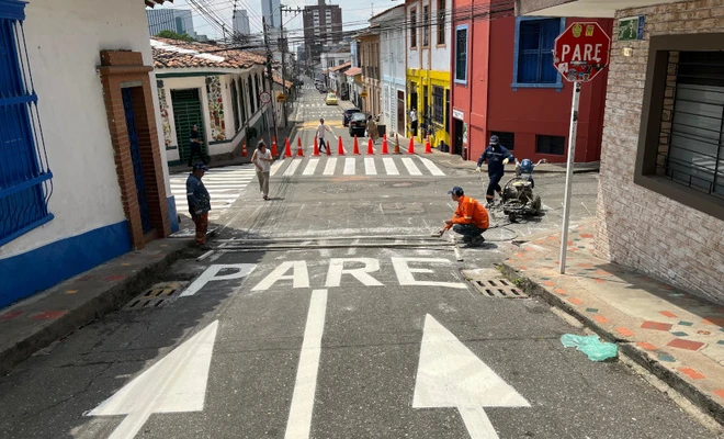 Movilidad Distrital implementa cambios viales en el barrio San Antonio