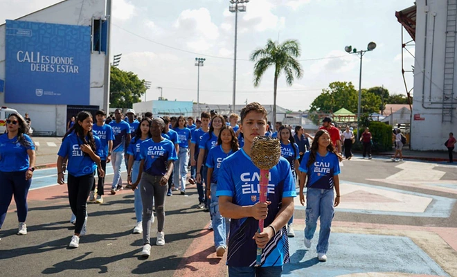 Delegación de Cali recibió la antorcha de los ‘Juegos Departamentales, Para-Departamentales y Sordo-Departamentales’
