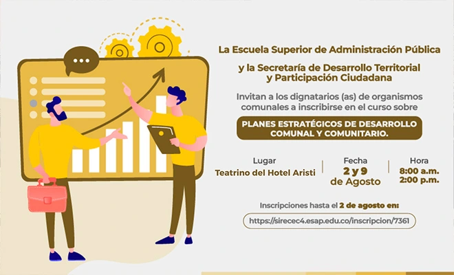 Alcaldía y ESAP se articulan para que los organismos comunales construyan sus Planes de Desarrollo Comunitarios