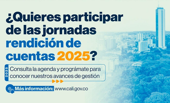 Rendición de Cuentas 2025: ¡conoce y participa en los encuentros del segundo semestre!