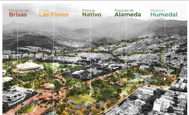 Cali sueña en grande: un tren, la renovación del centro y el parque más verde de su historia