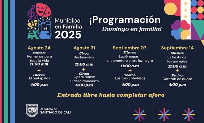 El arte y la familia se encuentran en el Teatrino del Teatro Municipal
