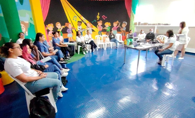Secretaría de Educación inicia capacitación a estudiantes de licenciatura en educación infantil en la  IEO General Alfredo Vásquez Cobo