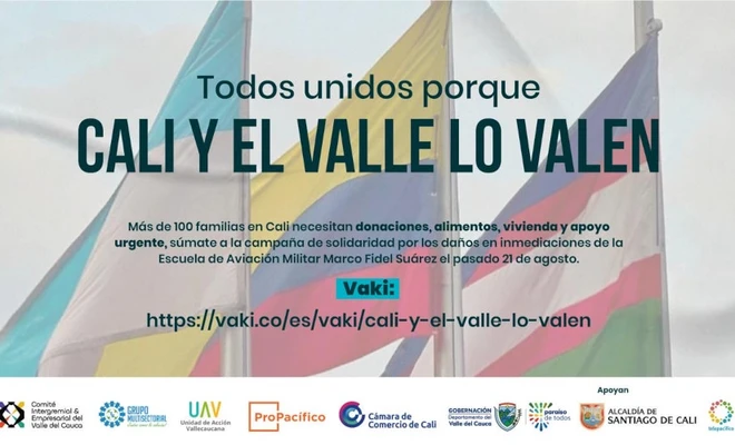 ¡Cali y el Valle del Cauca lo valen! Un llamado a la solidaridad ciudadana