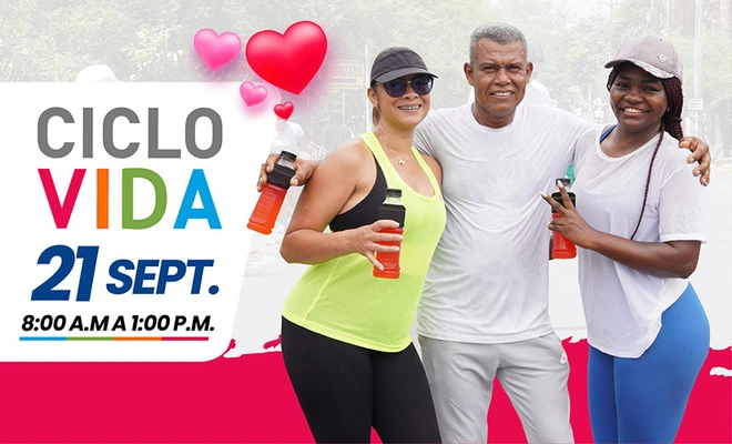 Cali celebra en la Ciclovida el mes del amor y la amistad