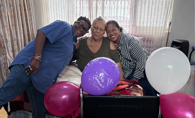 Alcaldía de Cali celebró la vida de Piedad Astudillo con el mejor regalo: una silla de ruedas para su movilidad