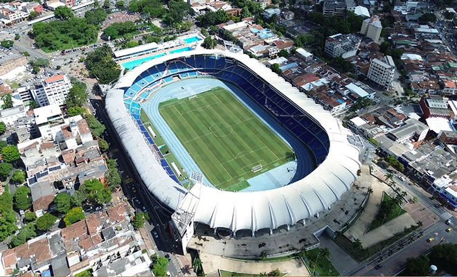 El estadio Pascual Guerrero se viste de gala para alistar el doble show de Shakira