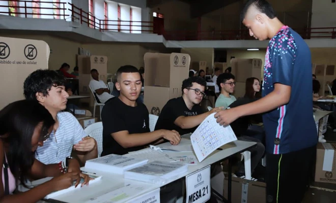Con normalidad avanza la jornada de elecciones del Consejo Municipal de Juventud en Cali