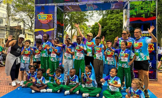 Más de 300 participantes infantiles corrieron en la Chiqui Run 2K por la alimentación saludable