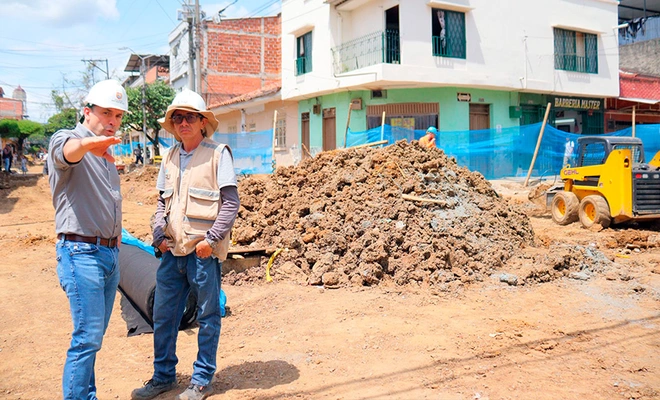 Alcalde Eder revisó los avances de la Ruta de la Salsa, que entra en su fase clave en el barrio Obrero