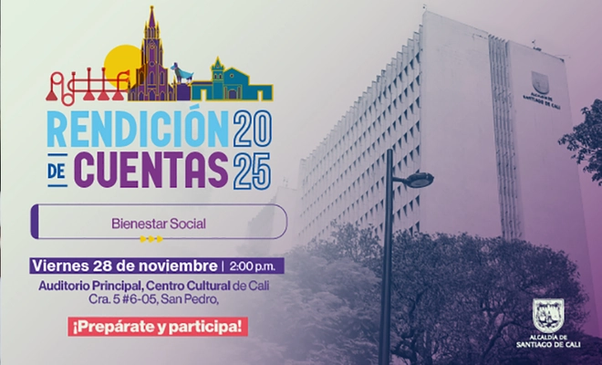 Bienestar Social rendirá cuentas a la comunidad este 28 de noviembre