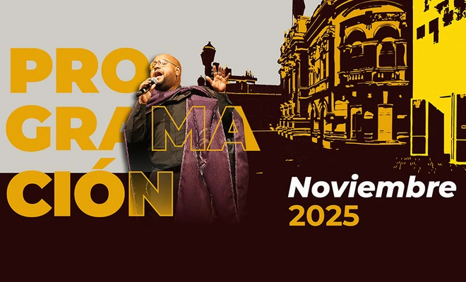 Música, danza y concierto; noviembre llega al Teatro Municipal con una variada programación