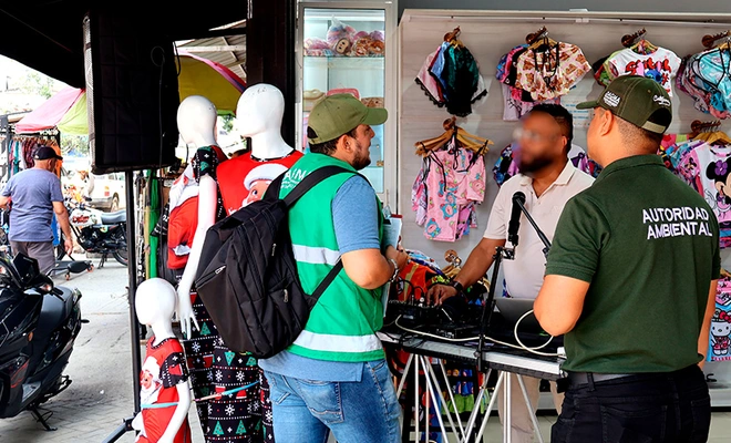 Dagma inició actividades de control de ruido ambiental en temporada de fin de año
