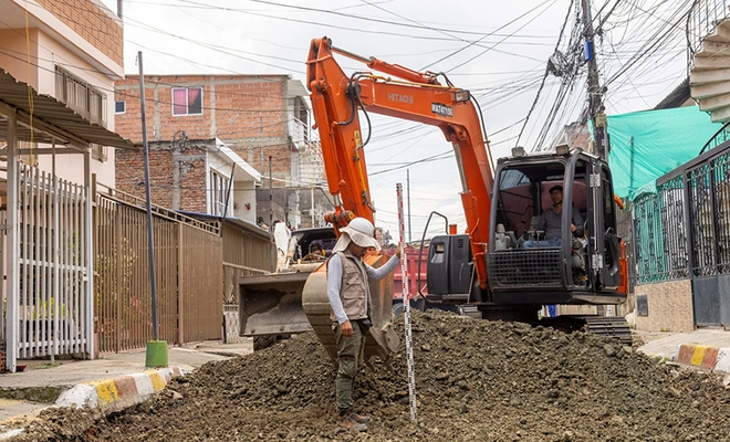 ¡Barrio Nueva Floresta se recupera! Obras de pavimentación de la Alcaldía de Alejandro Eder llegan a la Comuna 12