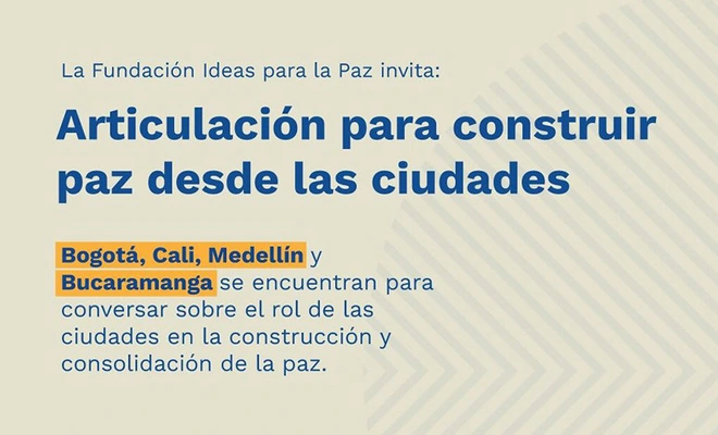 Cali vivirá un encuentro de articulación para la construcción de paz: el 4 de diciembre en la Javeriana