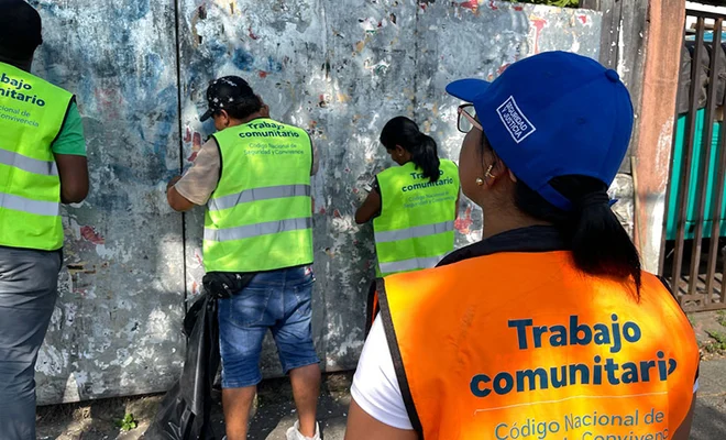 El 96% de los infractores del Código de Policía no reincide tras conmutar sus multas con trabajo comunitario