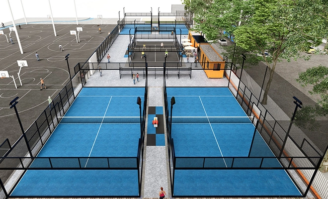 Comenzó la construcción del Complejo Público de Pádel en las Canchas Panamericanas: conozca el proyecto