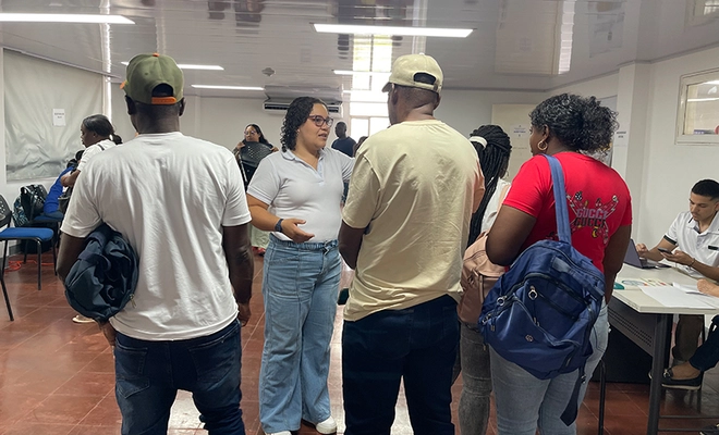 213 familias desplazadas por el conflicto armado en Buenos Aires, Cauca, recibieron atención integral en Cali