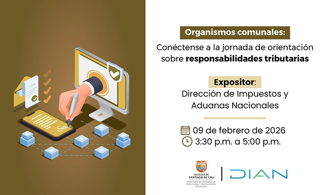 ¿Su organismo comunal es responsable de obligaciones tributarias? Encuentro virtual resolverá inquietudes