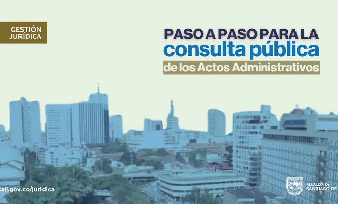 Paso a paso actualizado para la consulta pública de los Actos Administrativos