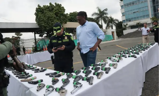 Menos armas, más seguridad: 150 armas de fuego han sido incautadas en Cali este 2026