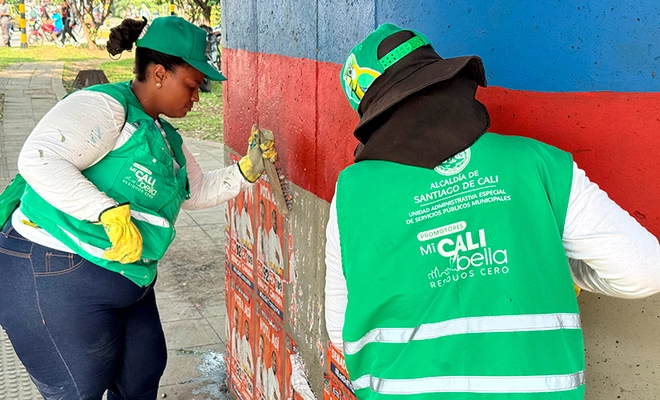Comunidad, Alcaldía y Policía lideran intervención integral en el Puente de los Mil Días