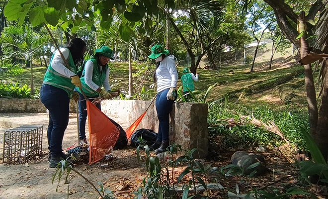 Por una Cali bella más verde y limpia, Promotores adelantan jornadas integrales de recuperación del espacio público