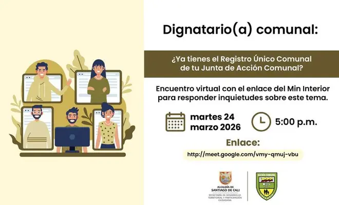 Ministerio del Interior aclara dudas sobre el Registro Único Comunal, este martes 24 de marzo