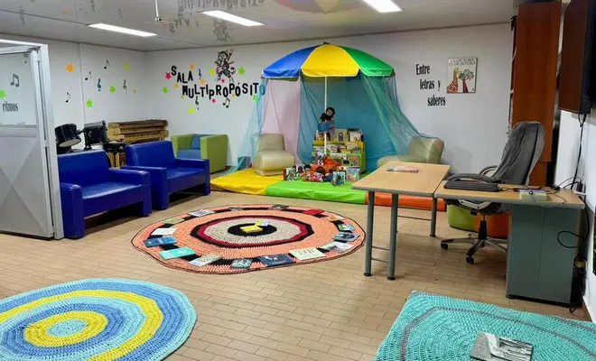 Así es el aula multipropósitos que inauguró la Alcaldía en la IETI Pedro Antonio Molina