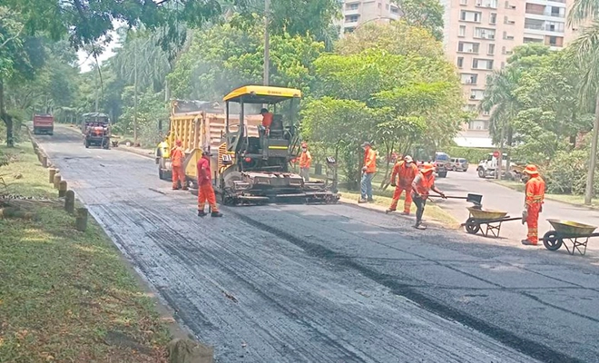 ¡El norte también se recupera! Alcaldía de Cali interviene corredor clave en La Flora y Menga