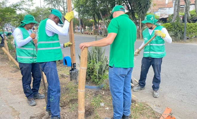 Gracias a los Promotores ‘Mi Cali Bella’ se recuperan espacios verdes en El Vallado