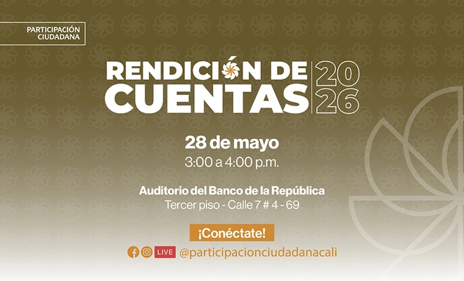 La Secretaría de Desarrollo Territorial y Participación Ciudadana invita a la primera rendición de cuentas de 2026