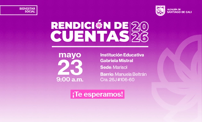 La Secretaría de Bienestar Social rendirá cuentas este 23 de mayo en la Comuna 14