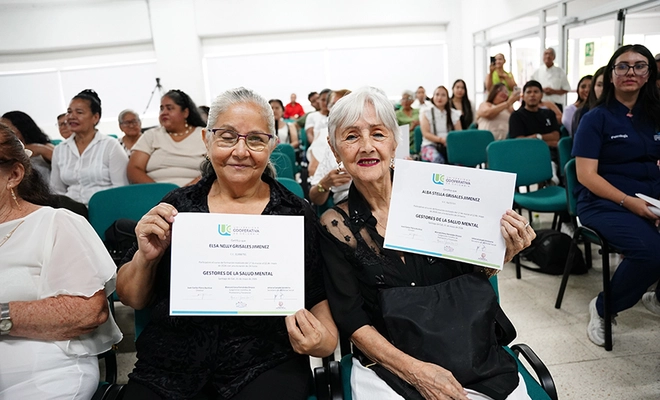 El Programa Persona Mayor de la Alcaldía de Cali graduó 50 beneficiarios como Gestores en Salud Mental