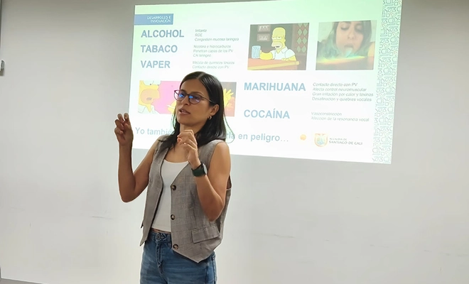 En Cali avanza estrategia de bienestar laboral: servidores de la educación reciben capacitación en higiene vocal y gestión de emociones