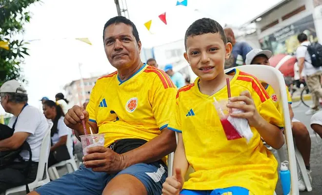 Día del Padre “mundialista” en la Ciclovida