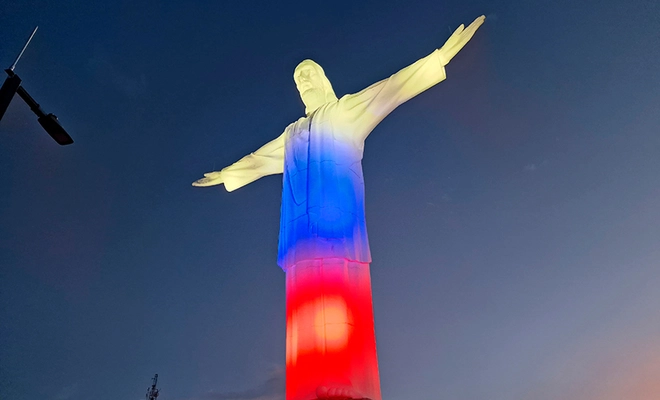Cali se ilumina de amarillo, azul y rojo para alentar a la selección Colombia durante la Copa Mundial de la FIFA 2026