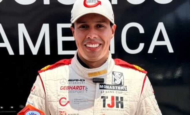 Óscar Tunjo sigue imparable: nuevo podio del piloto caleño en Canadá para ampliar su liderato en el IMSA