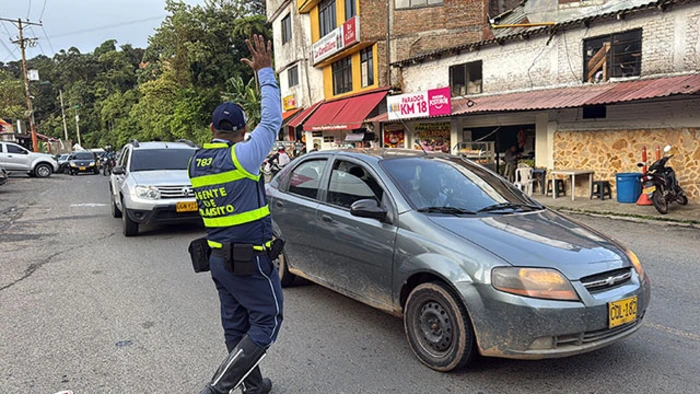 El lunes festivo 20 de julio se hará gestión de la movilidad en el kilómetro 18