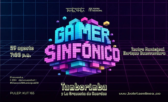 El Teatro Municipal Enrique Buenaventura presenta ‘Gamer Sinfónico’