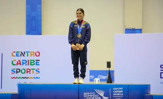 Oro para la gimnasta caleña Nicole Castellanos y Colombia se mantiene segunda en los ‘Juegos Centroamericanos y del Caribe’