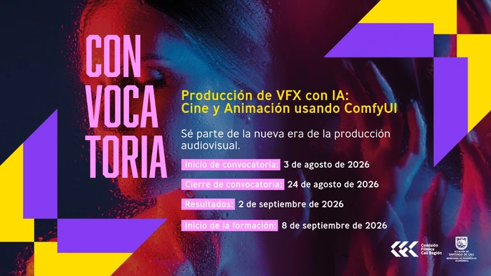 Cali abre convocatoria para creadores audiovisuales:  Producción de VFX con IA: Cine y Animación usando ComfyUI