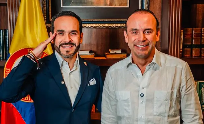 Alcalde Eder pidió priorizar la seguridad, el Tren de Cercanías y la Universidad de Oriente en su primer encuentro con el presidente electo de Colombia
