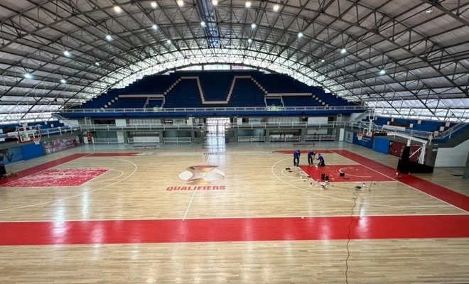 Maderamen del Coliseo Evangelista Mora se pone a punto para los próximos partidos de la Selección Colombia de Baloncesto
