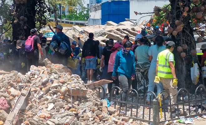 La solidaridad ciudadana se volcó a las zonas afectadas por el terremoto
