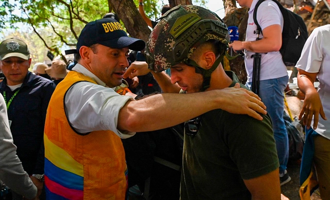 Bomberos de Cali entregan reporte de actividades de rescate en el barrio Capri