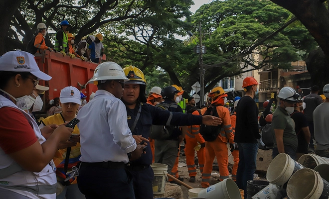 Ciudadanía debe seguir las recomendaciones al momento de participar en labores de rescate
